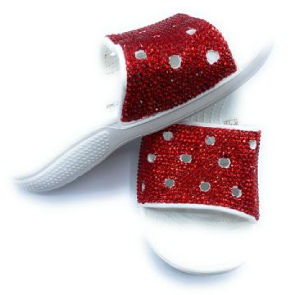 Classic Blinged Slide Sandals - Picture 2 of 7